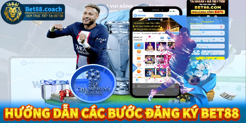 Hướng dẫn các bước đăng ký bet88 cực đơn giản cho người mới 