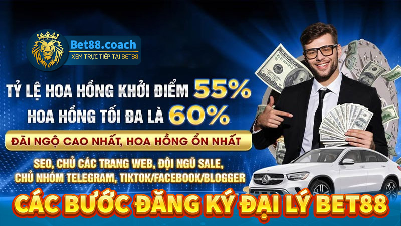 Hướng dẫn các bước đăng ký đại lý Bet88 đơn giản nhất 